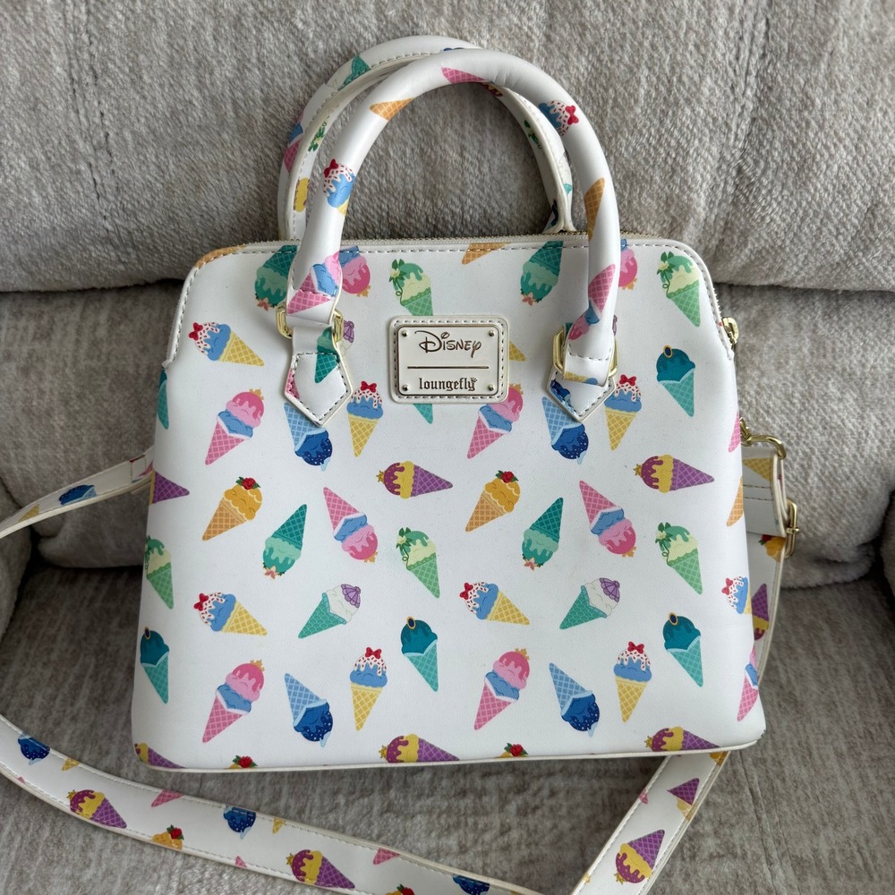 Loungefly Disney Princesses Ice Cream Cones Crossbody